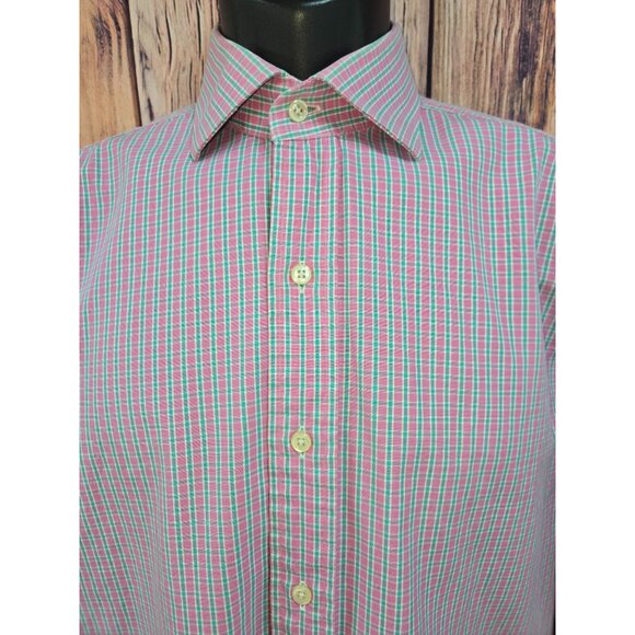 Polo Ralph Lauren Mens Classic Fit Pink Dress Shirt 15.5/33 - Picture 3 of 7